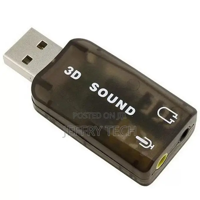 New 5.1 External USB Audio Sound Card Adapter For
