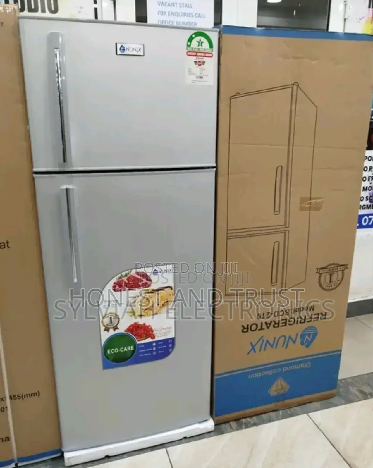 210litres Fridge Nunix Fridge Double Door,