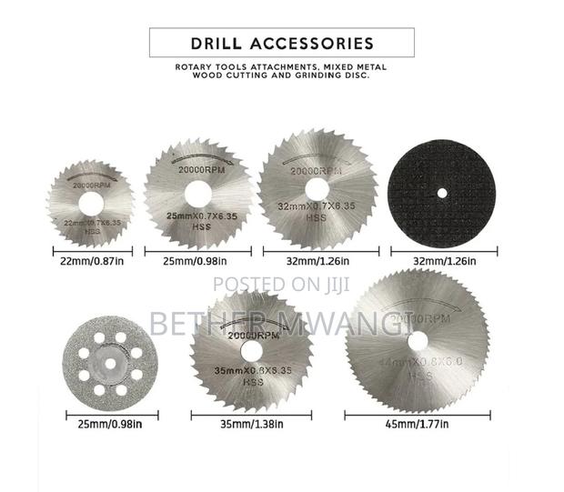 Dremel/Drill Accessories Set in Kenya - thumbnail 3