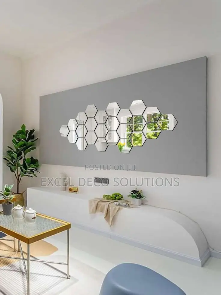 Style + Functionality = Hexagon Acrylic Mirrors