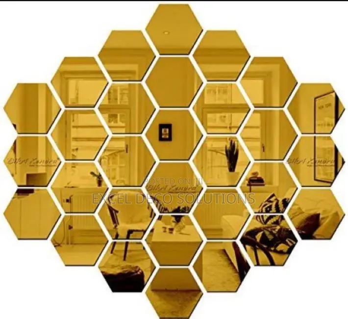 DIY Decor Has Never Been This Fun!-Hexagon Wall Mirrors