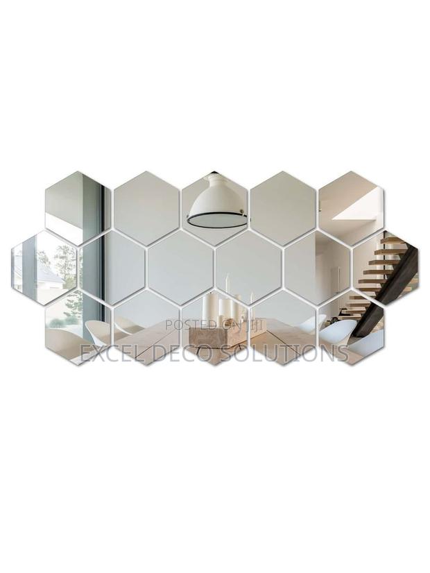 Hexagon Wall Mirrors-Chic Design on a Budget!