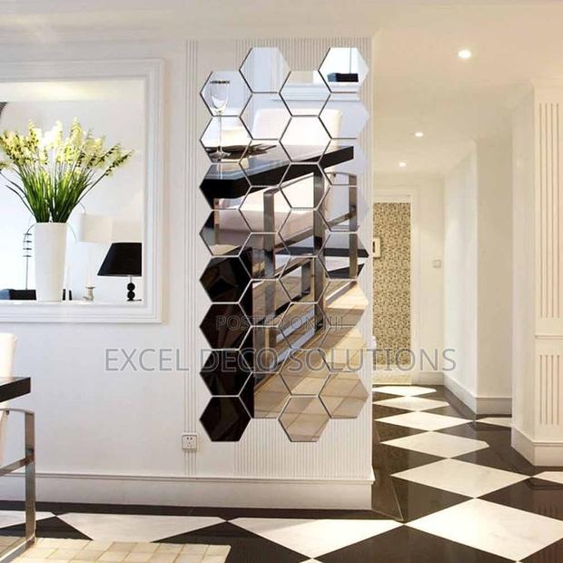A Modern Twist on Classic Mirrors!-Hexagonal Mirrors