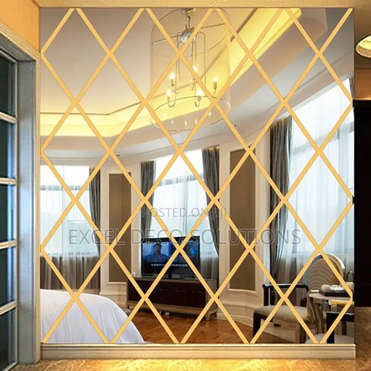 Affordable Decor, Big Impact!- Diamond Acrylic Mirrors
