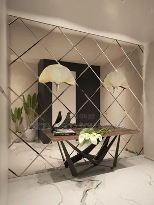 "Light Up Every Room! With Diamond Mirrors