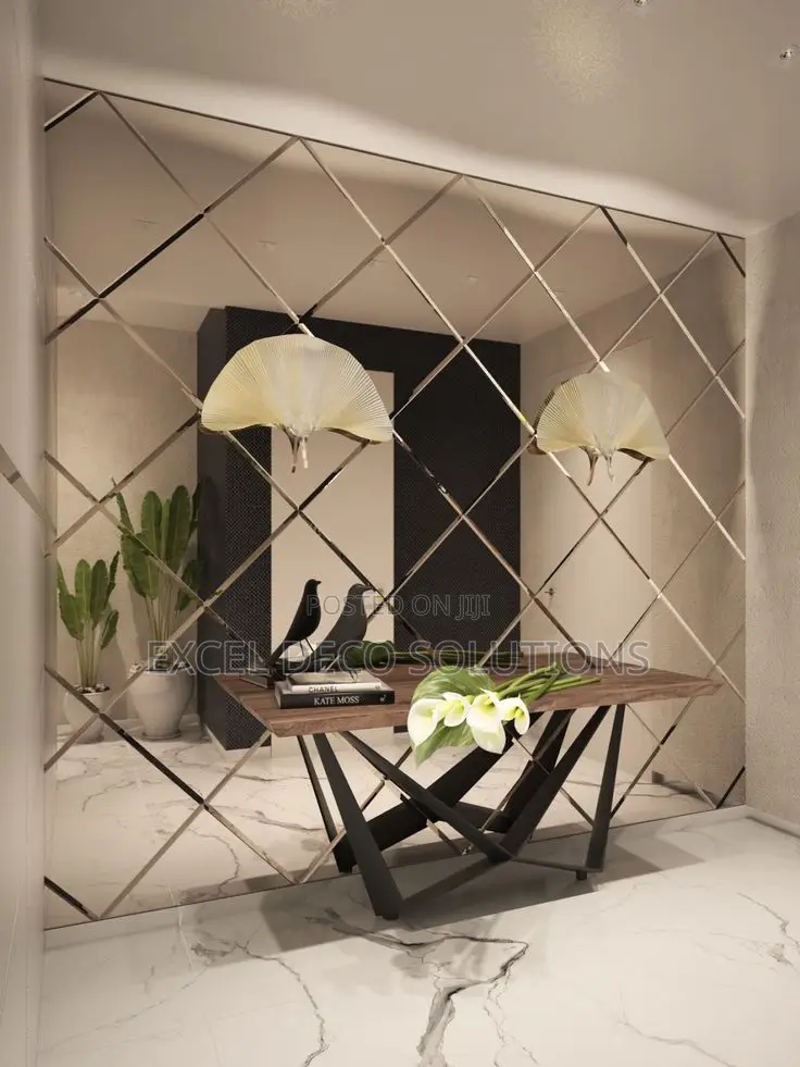 "Light Up Every Room! With Diamond Mirrors