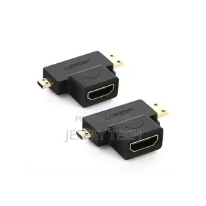 2in1 MINI-MICRO HDMI Adapter -Black