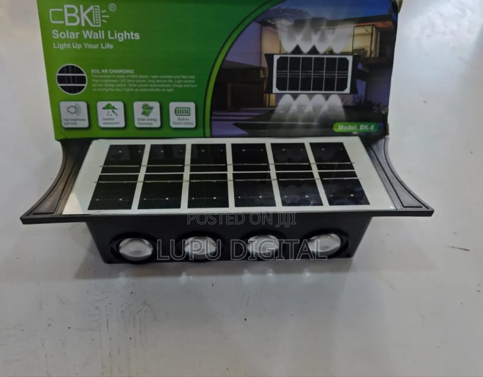 8leds Solar Outdoor Lights Outdoor Wall Lamp Waterproof