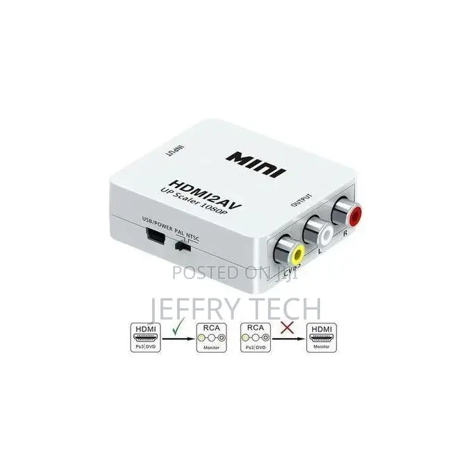 Mini Composite Adapter Mini HDMI2AV Digital HDMI RCA to AV V