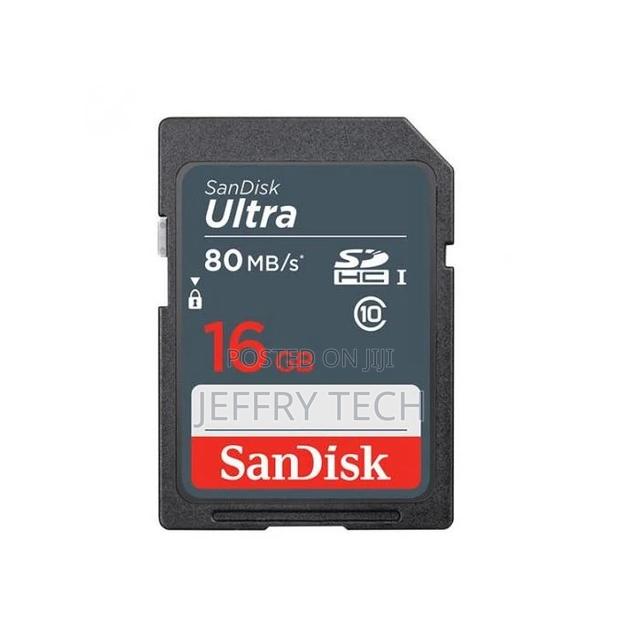 Sandisk Ultra SDHC Memory Card 16gb