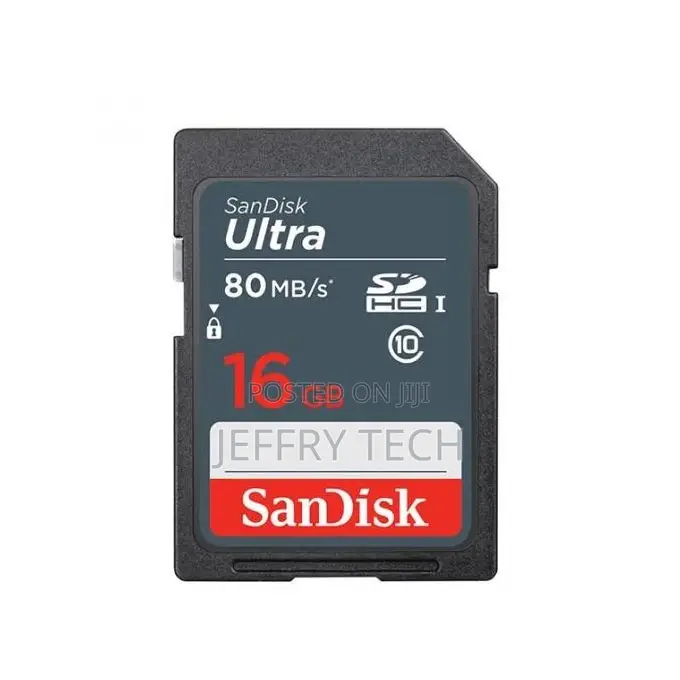 Sandisk Ultra SDHC Memory Card 16gb
