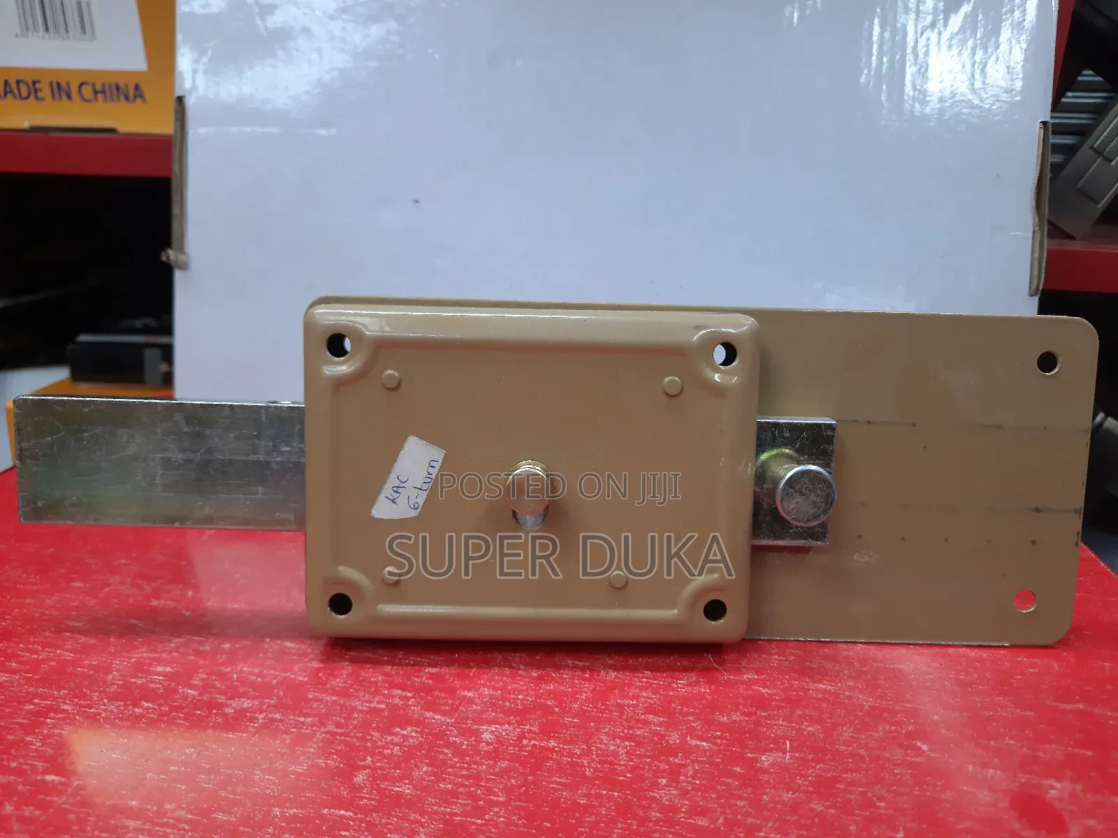Steel Gate, 6 Turn Dead Lock. Keyless From Inside Rim Lock