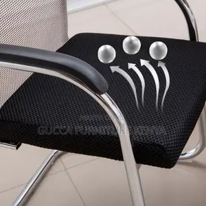Office Chairs: Waiting Textile Guest Chair With Armrest