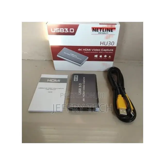  HDMI to USB3.0 Video Capture Card - Gray