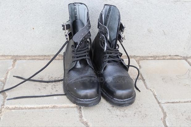 Leather Security Boots