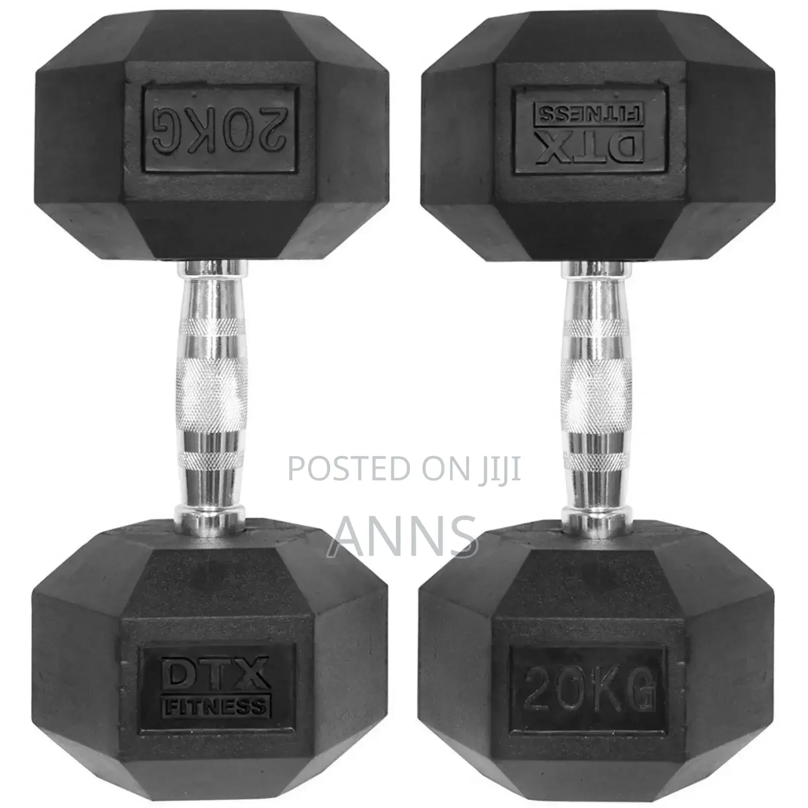 20kgs Pair Hexagonal Dumbells (40kgs Total)