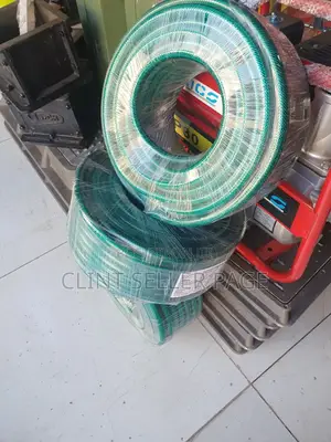 Green Braided Hose Pipe/ Hose Guard.