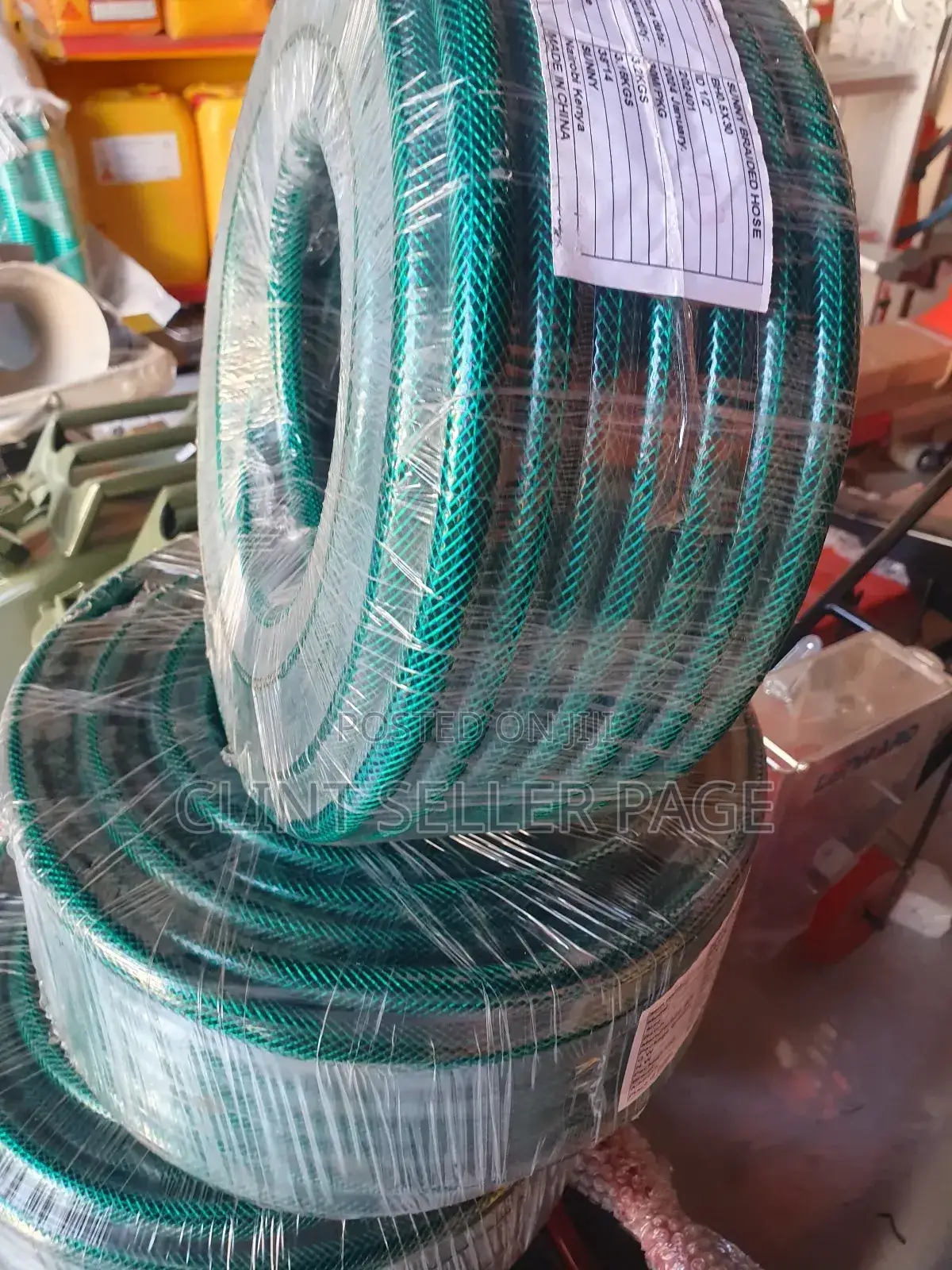 Green Braided Hose Pipe/ Max Hose.