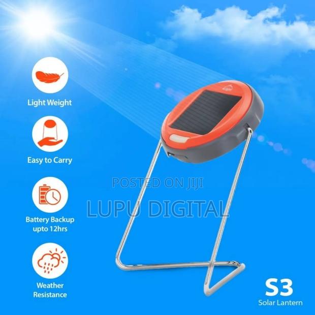 Solar Rechargeable Lantern Lamp With Stand Dligh S3