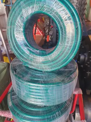 Green Braided Hose Pipe/ Aqua Shield.