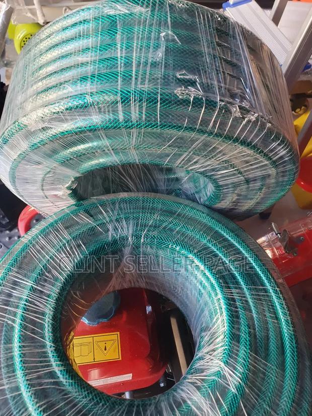 Green Braided Hose Pipe/ Flexi Braid.