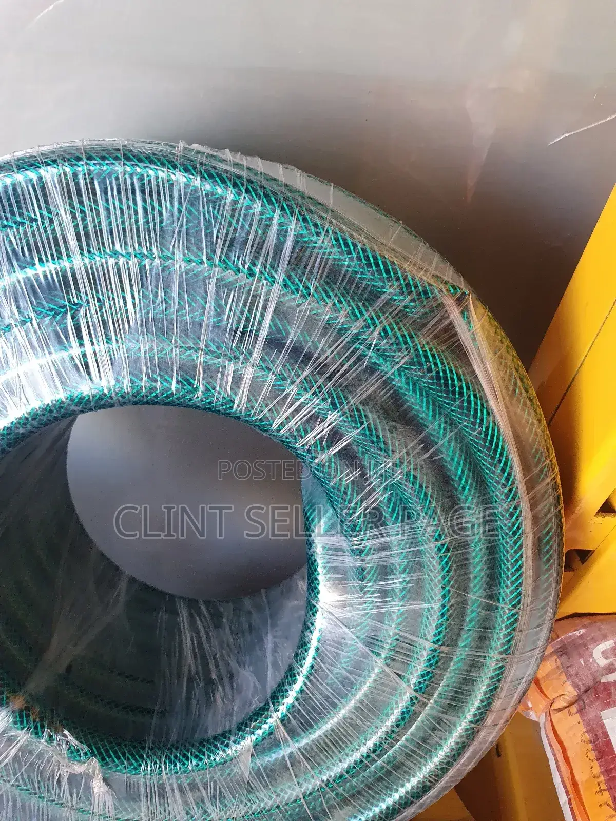 Green Braided Hose Pipe/ Hose Armor.