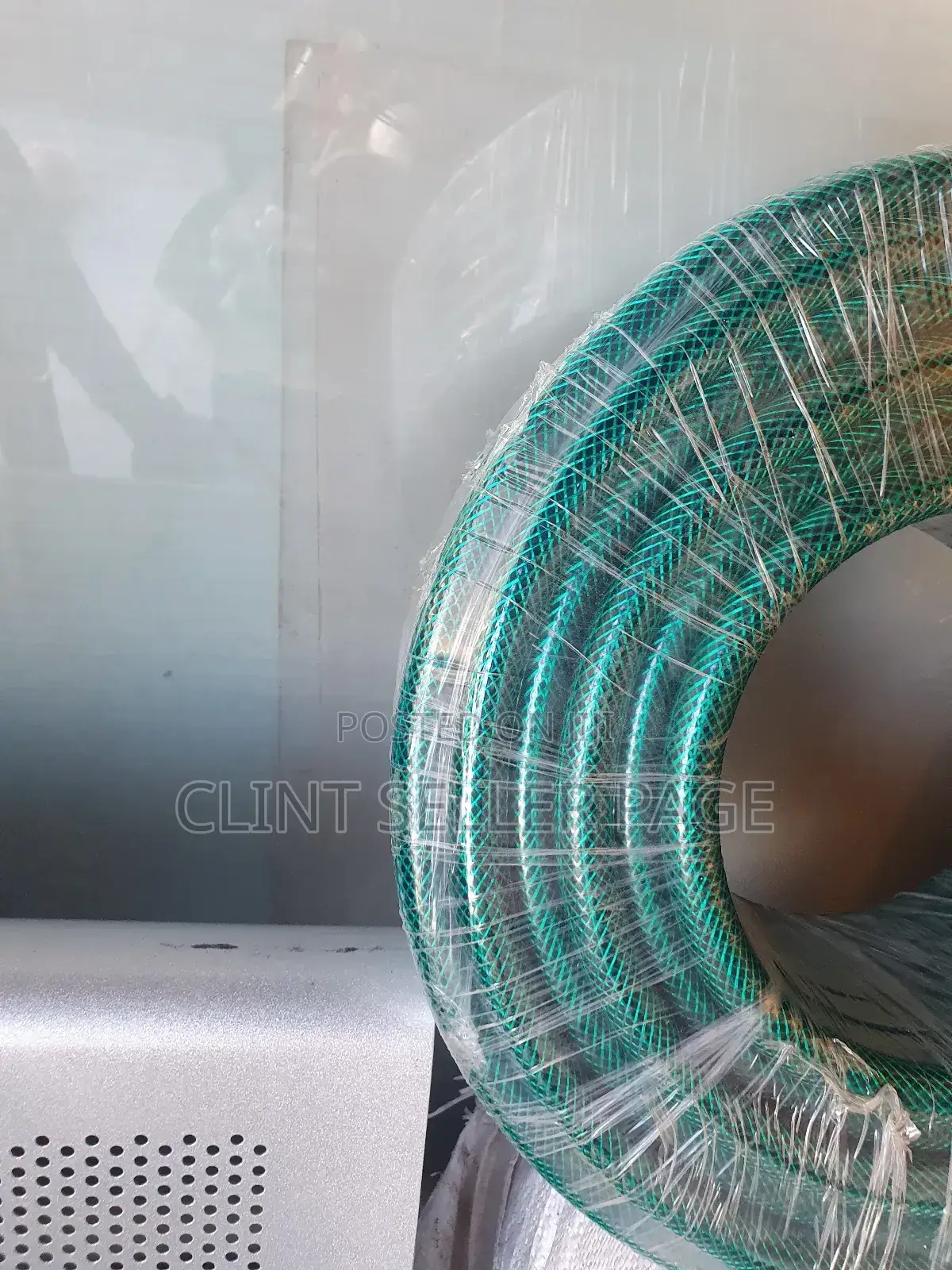 Green Braided Hose Pipe/ Hose Armor.