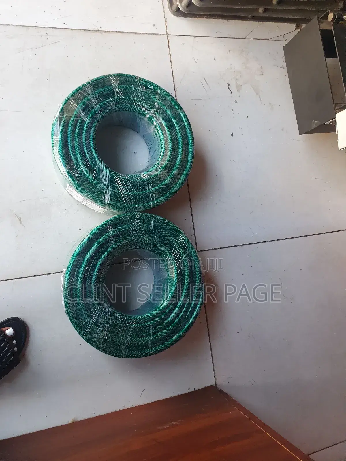 Green Braided Hose Pipe/ Braided Flex.