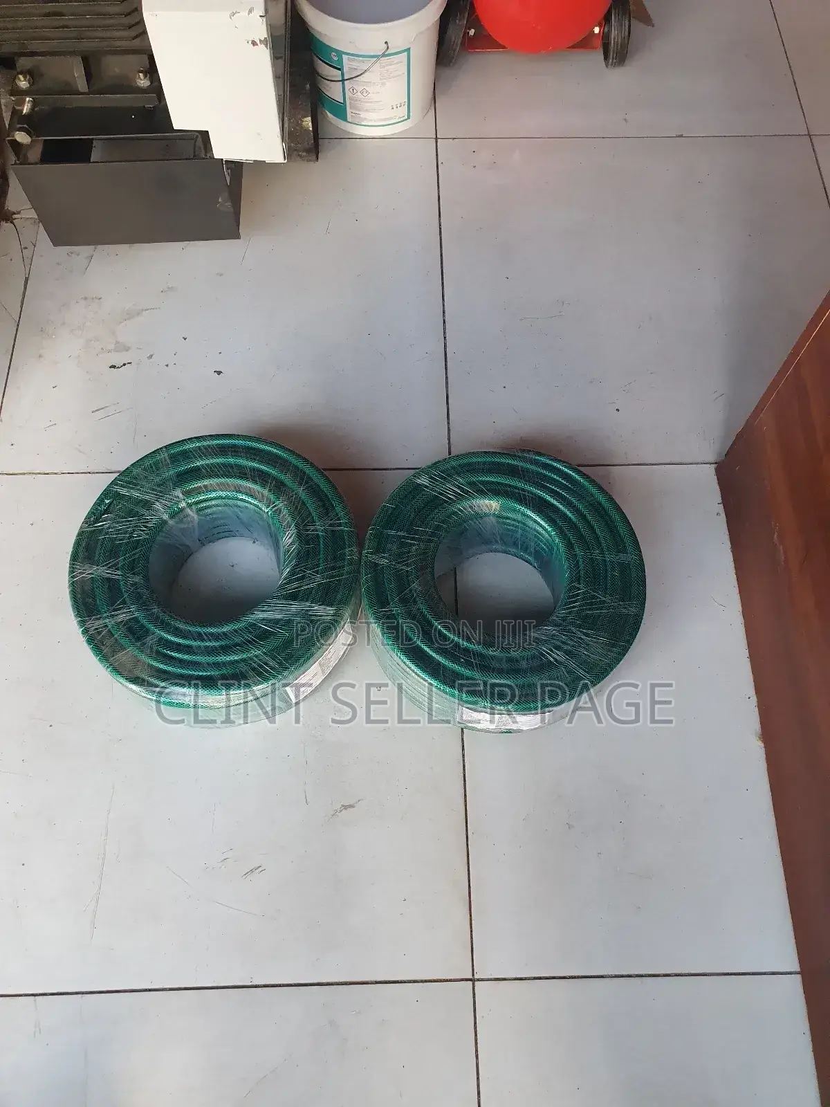 Green Braided Hose Pipe/ Braided Flex.