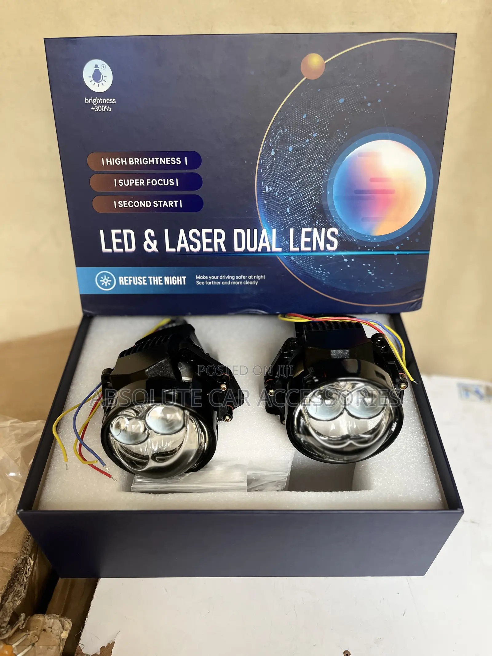 3" Bi-Led Laser Universal Projectors