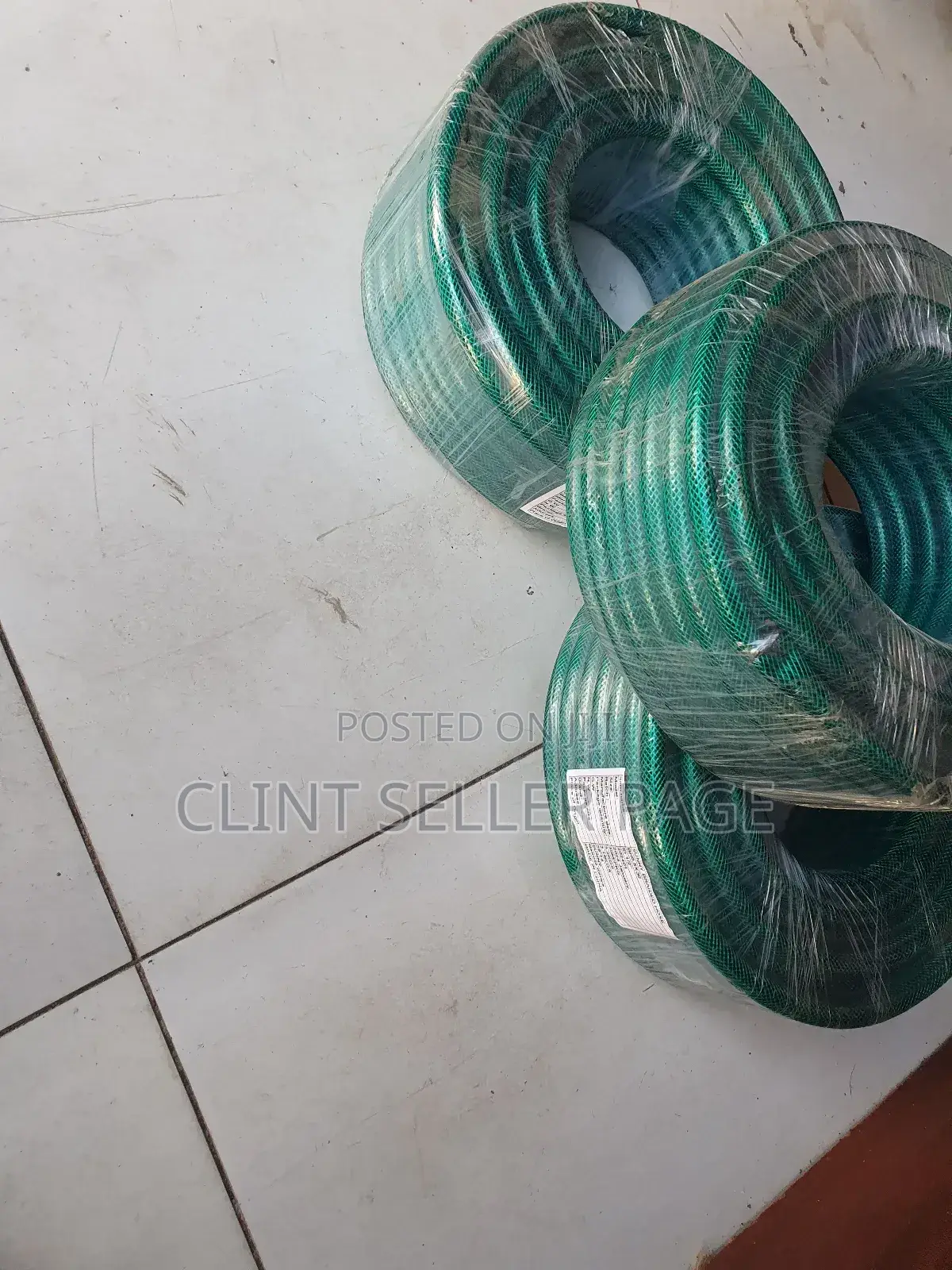 Green Braided Hose Pipe/ Hydra Braid.