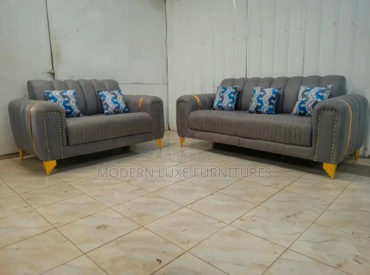 Plush Touch 5 Seater Living Room Sofa