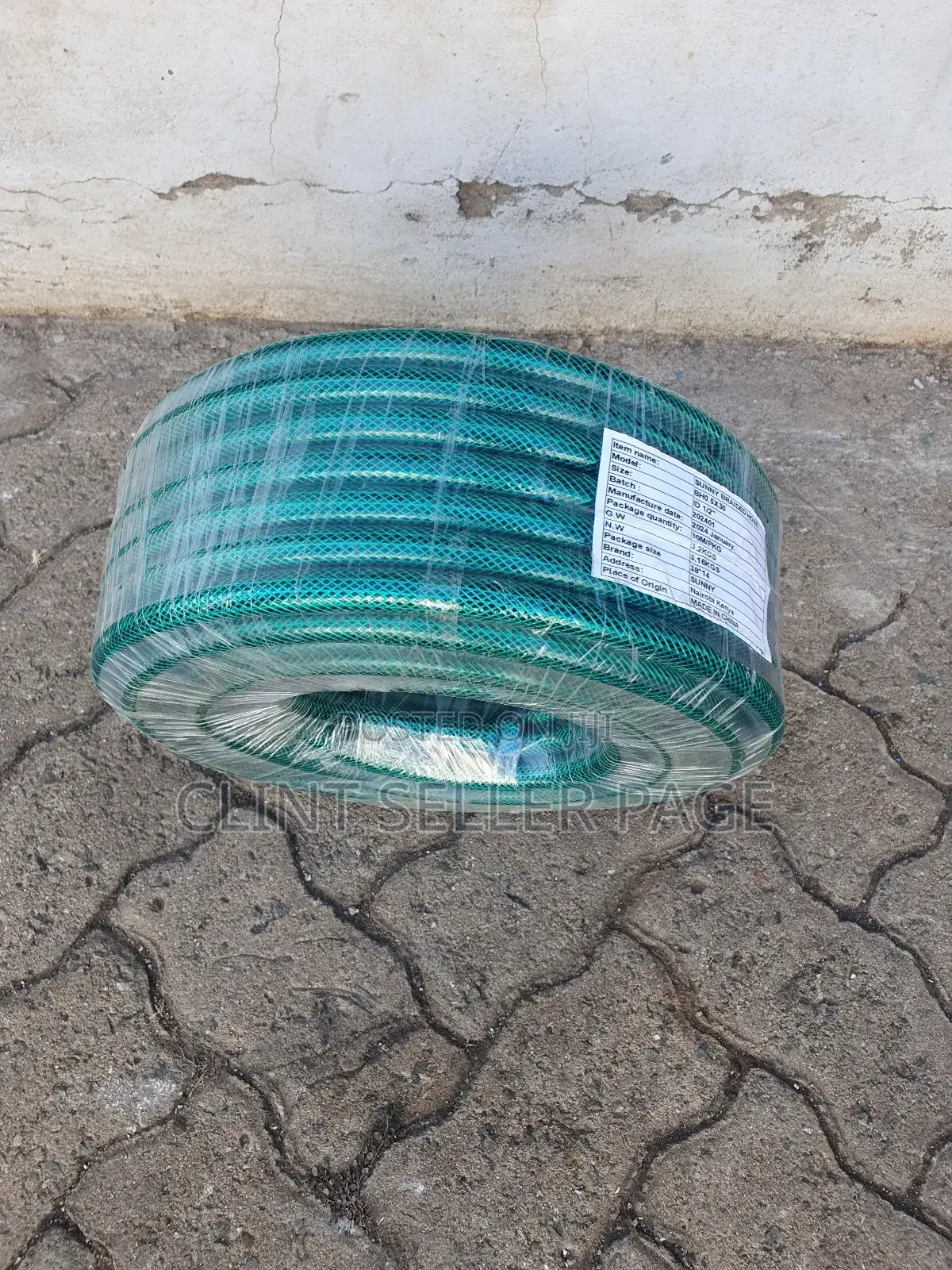 High Quality Green Braided Hose Pipe/ Mesh Hose.