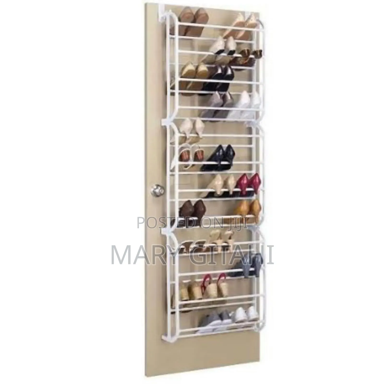 *36 Pairs Behind the Door Shoe Rack Now Available at 