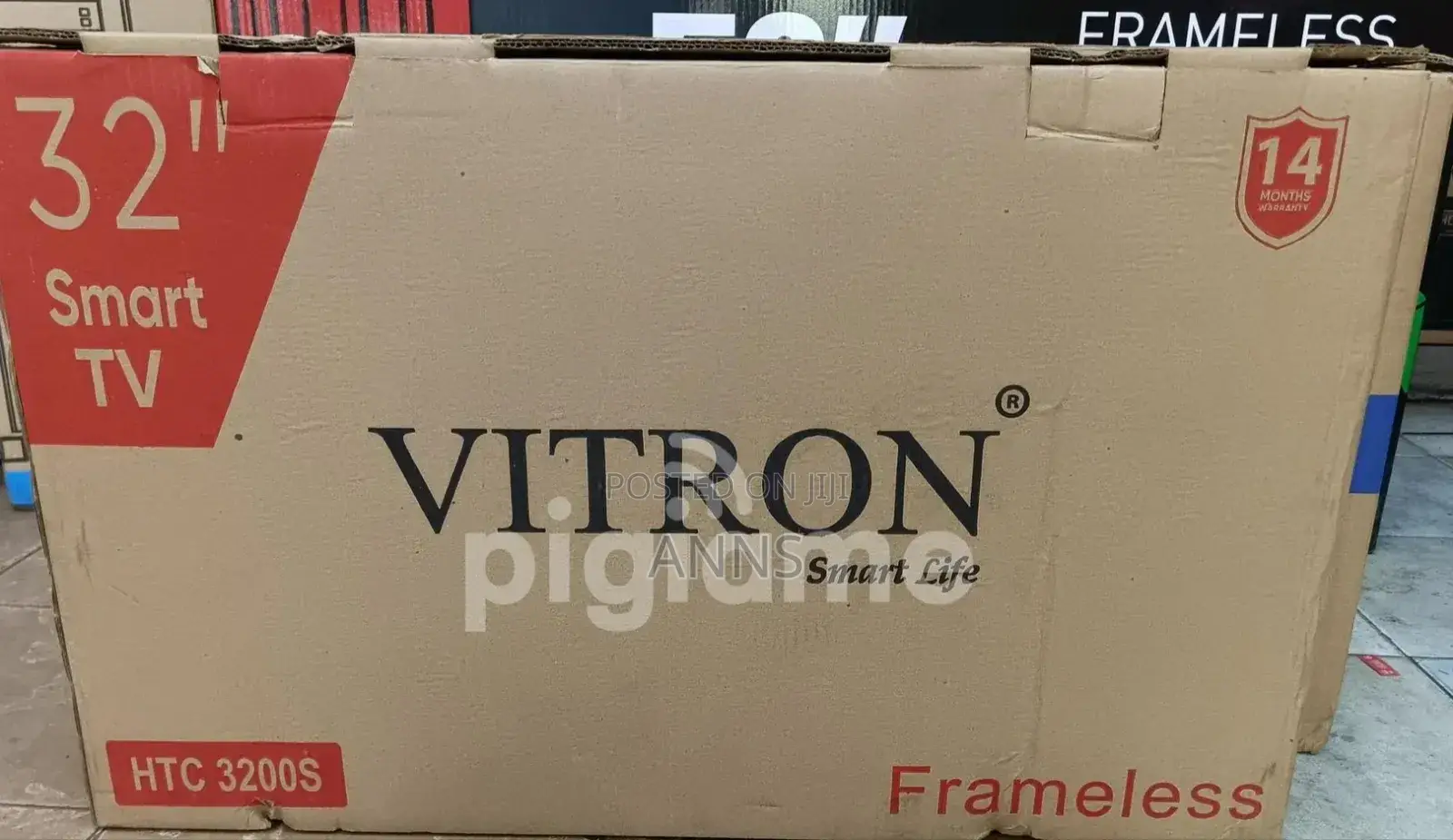 Vitron 32" Smart Android Tv Frameless High Clarity