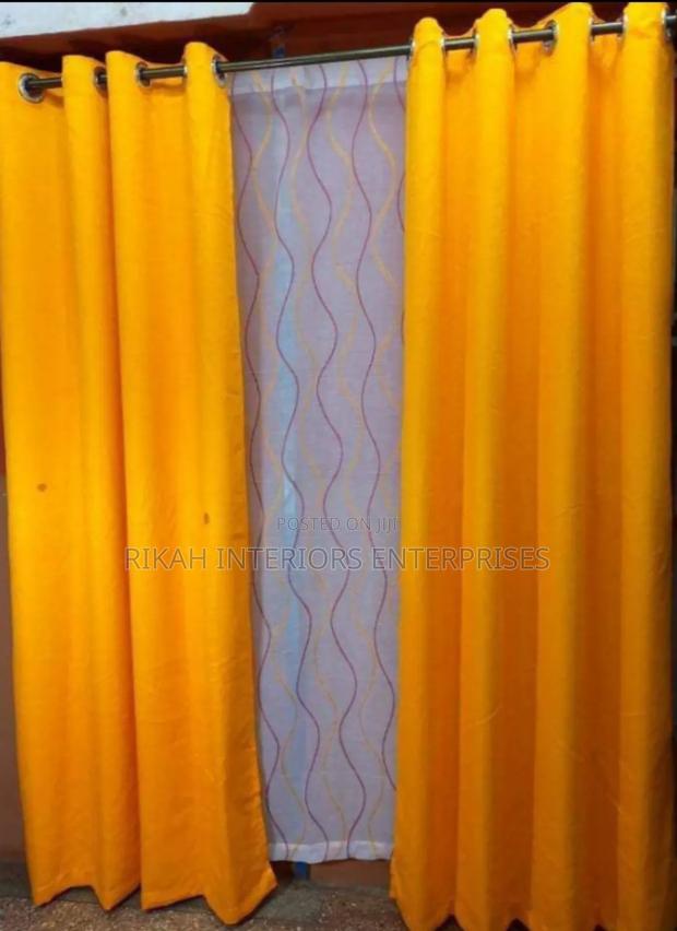 Plain Yellow Curtains
