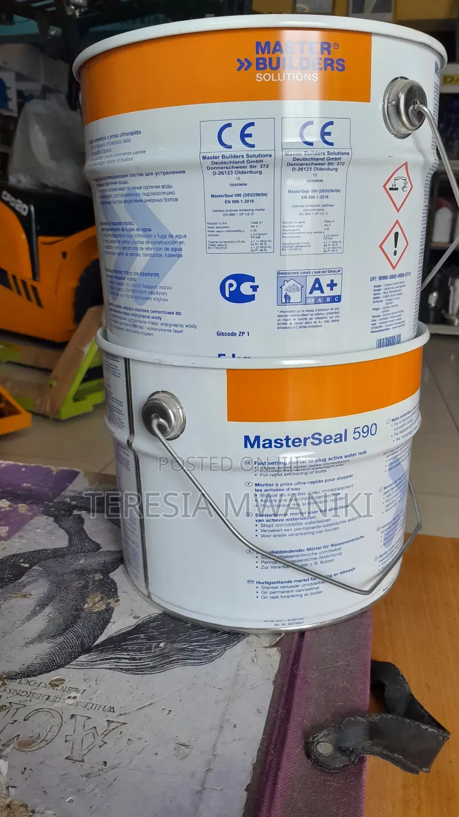 Masterseal  590 5kg/ Water Plug