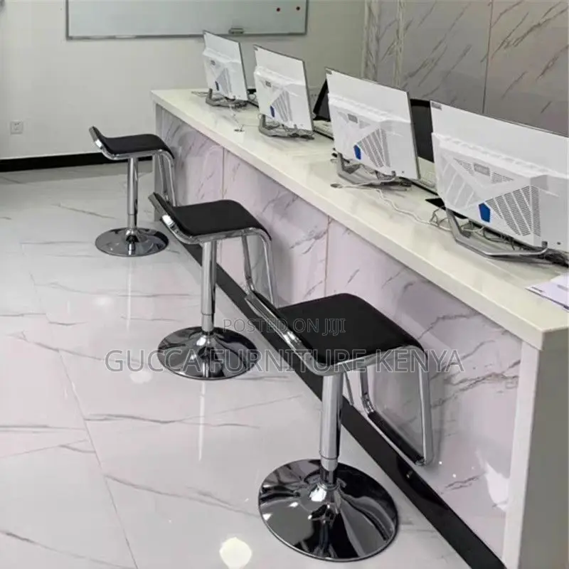 Home Chairs: Saddle Seat Pub Stool With Flexible Height