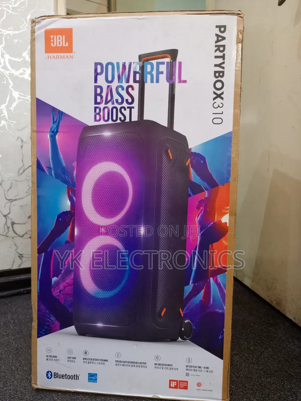 JBL Partybox 310 Portable Bluetooth Speaker