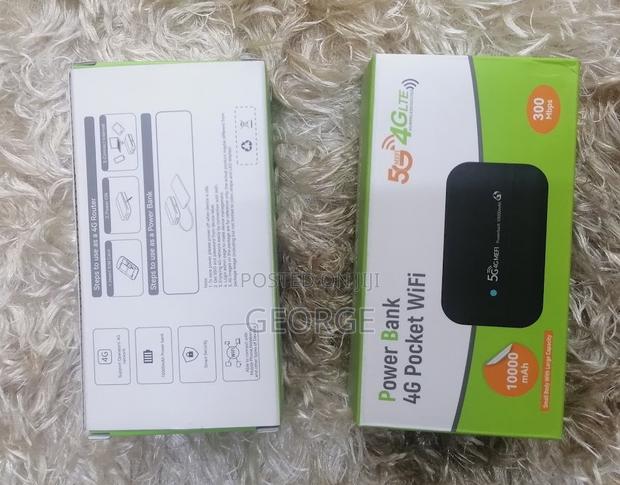 300MBPS+ 4G LTE Simcard Mifi + 10000mah Power Bank