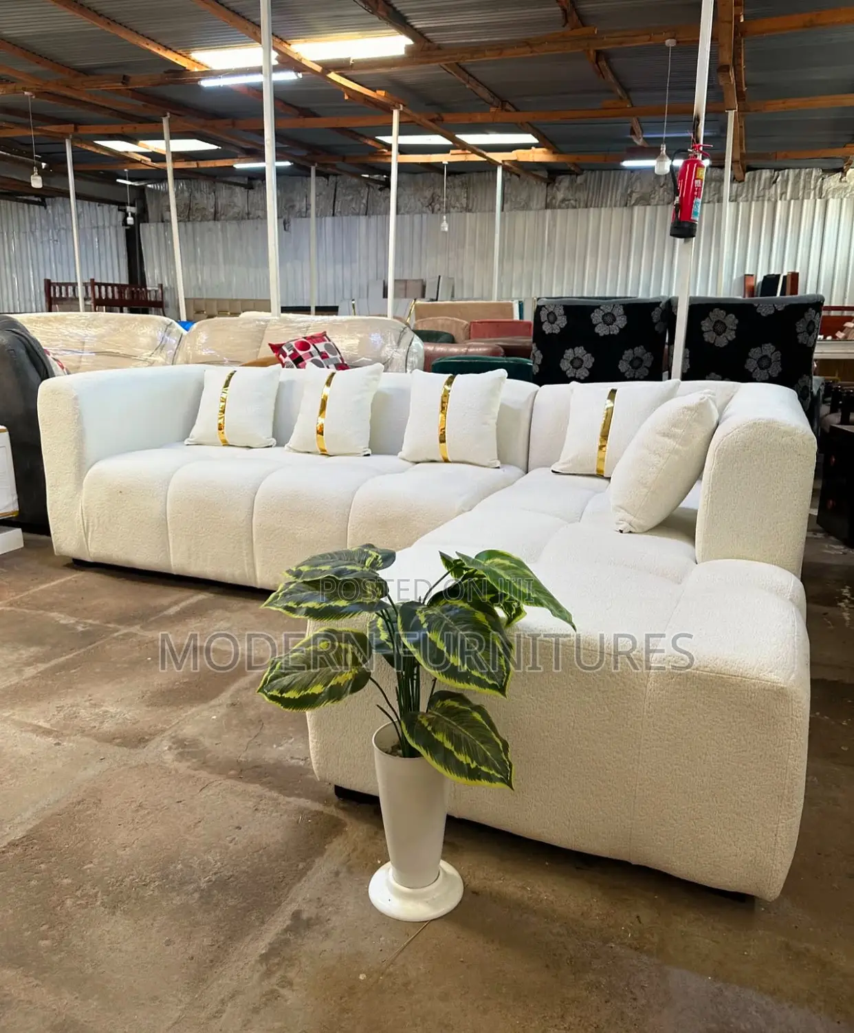 Sleek Corner L Sectional Sofa