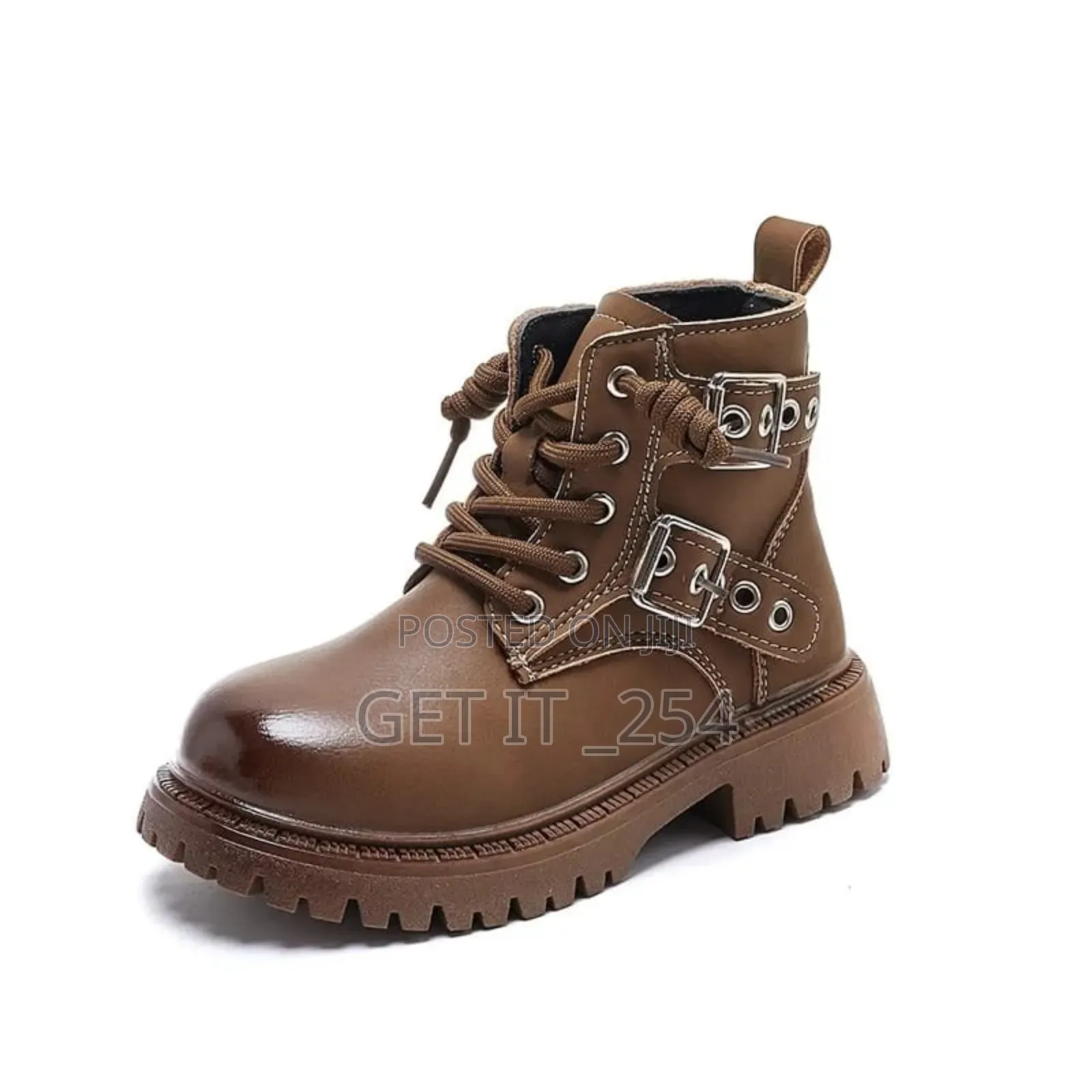 Kid's Elegant Boots 
Coffee 
Size ,29