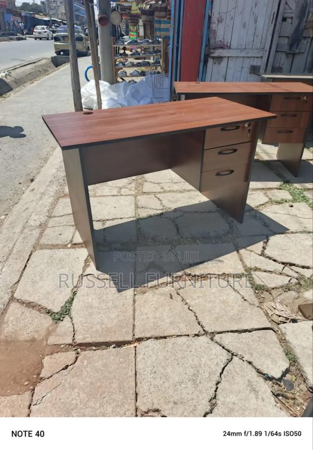 Dark Walnut Study Table - main view