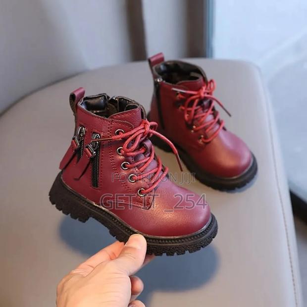 Kids Boots Size 25,28Maroon - thumbnail 3