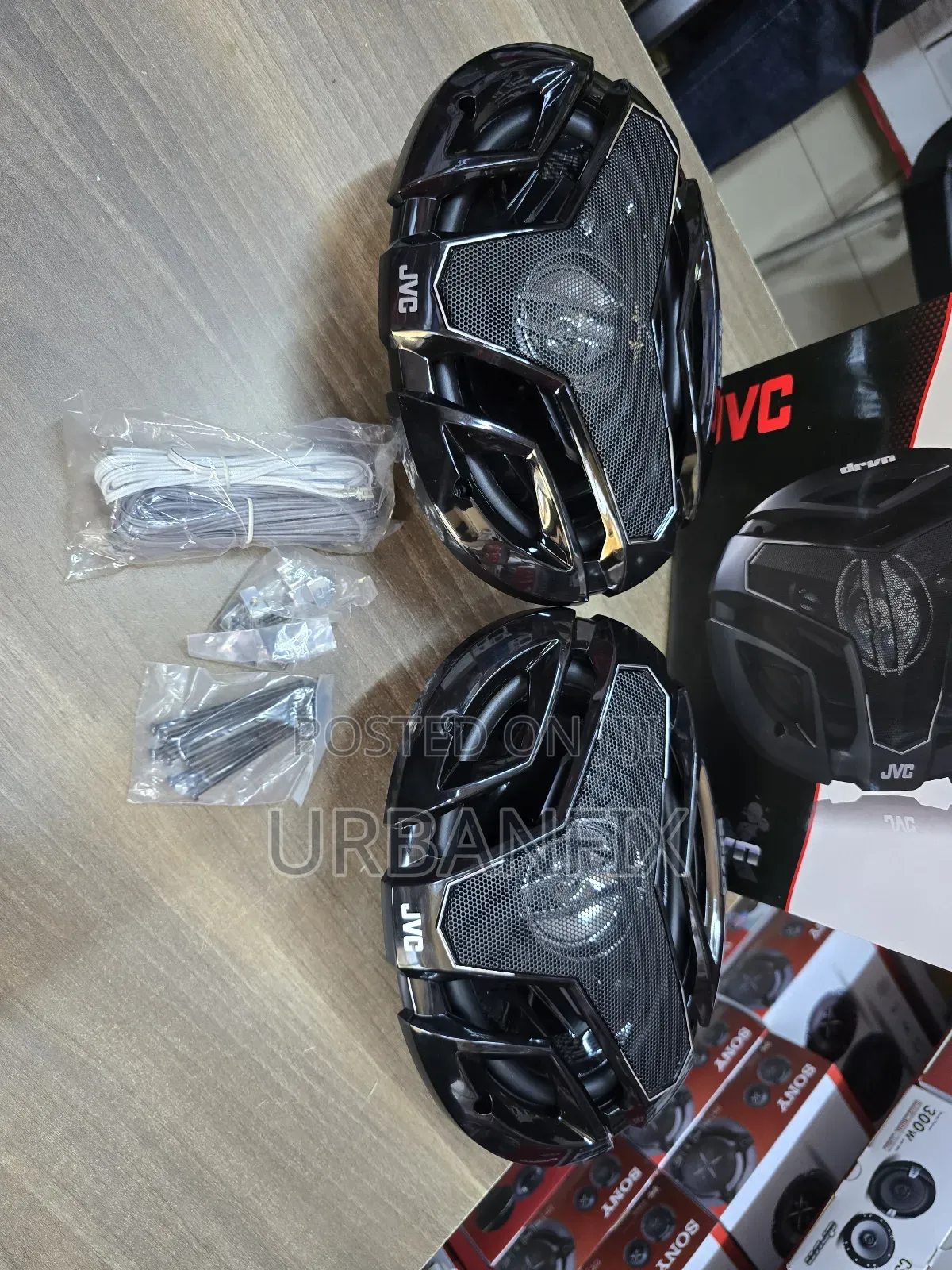 JVC 550watts 4 Way Oval Midrange Speakers- A Pair