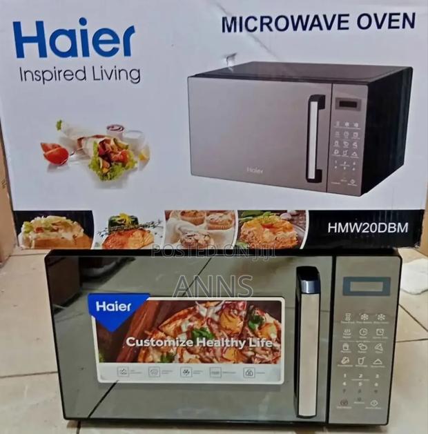 Haier 20L Silver Microwave Oven With Door Handle