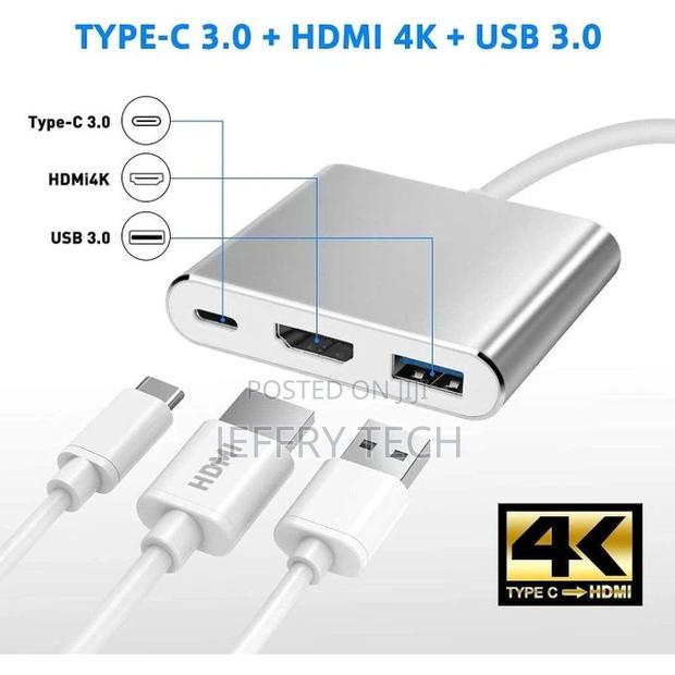 Type C to HDMI USB 3.0 USB-C HUB Adapter Type-C Extender