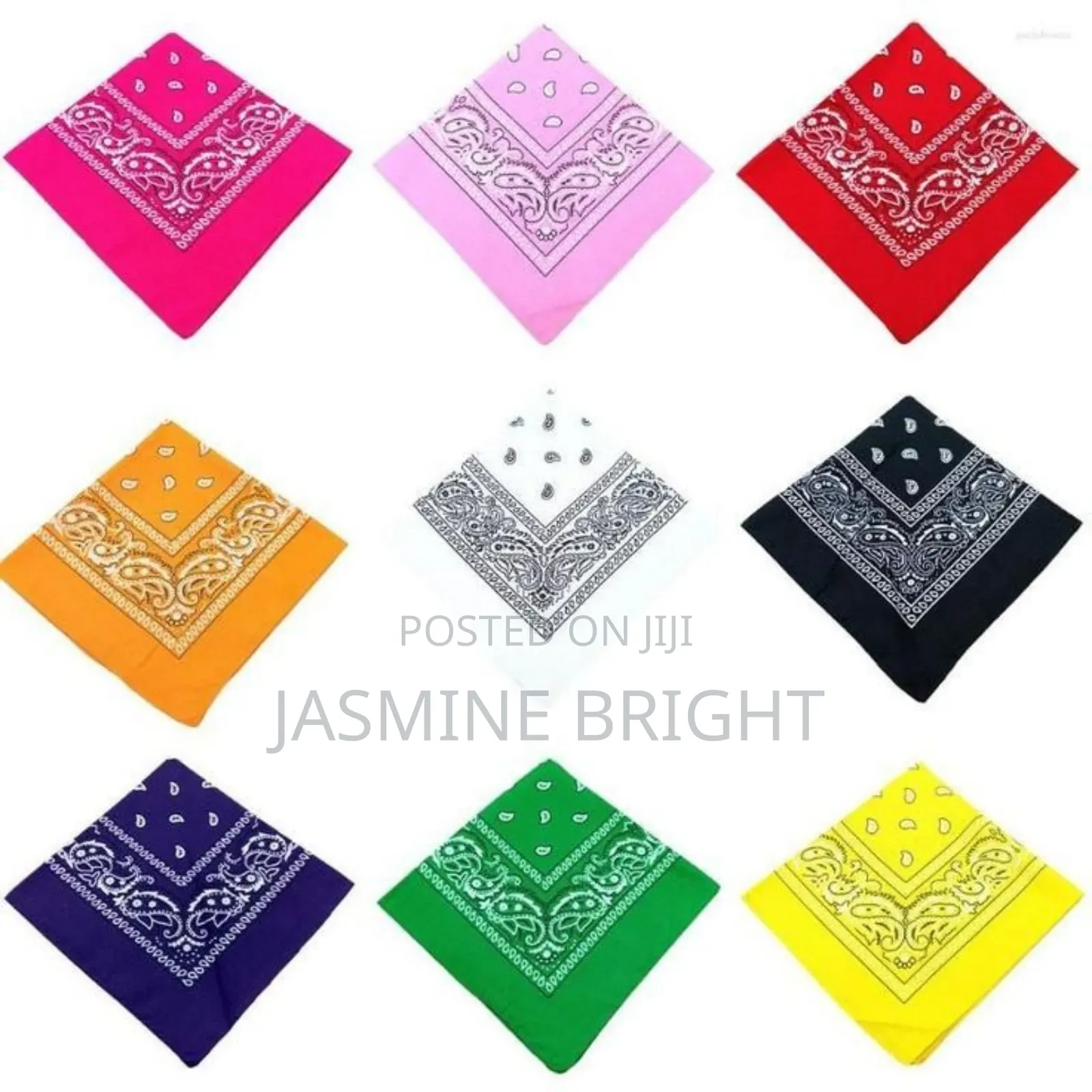 Both Polyester and Cotton Bandanas
