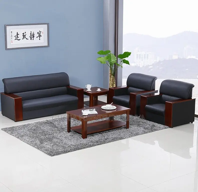Sofa:5-Seater Executive Business Leather Office Sofa
