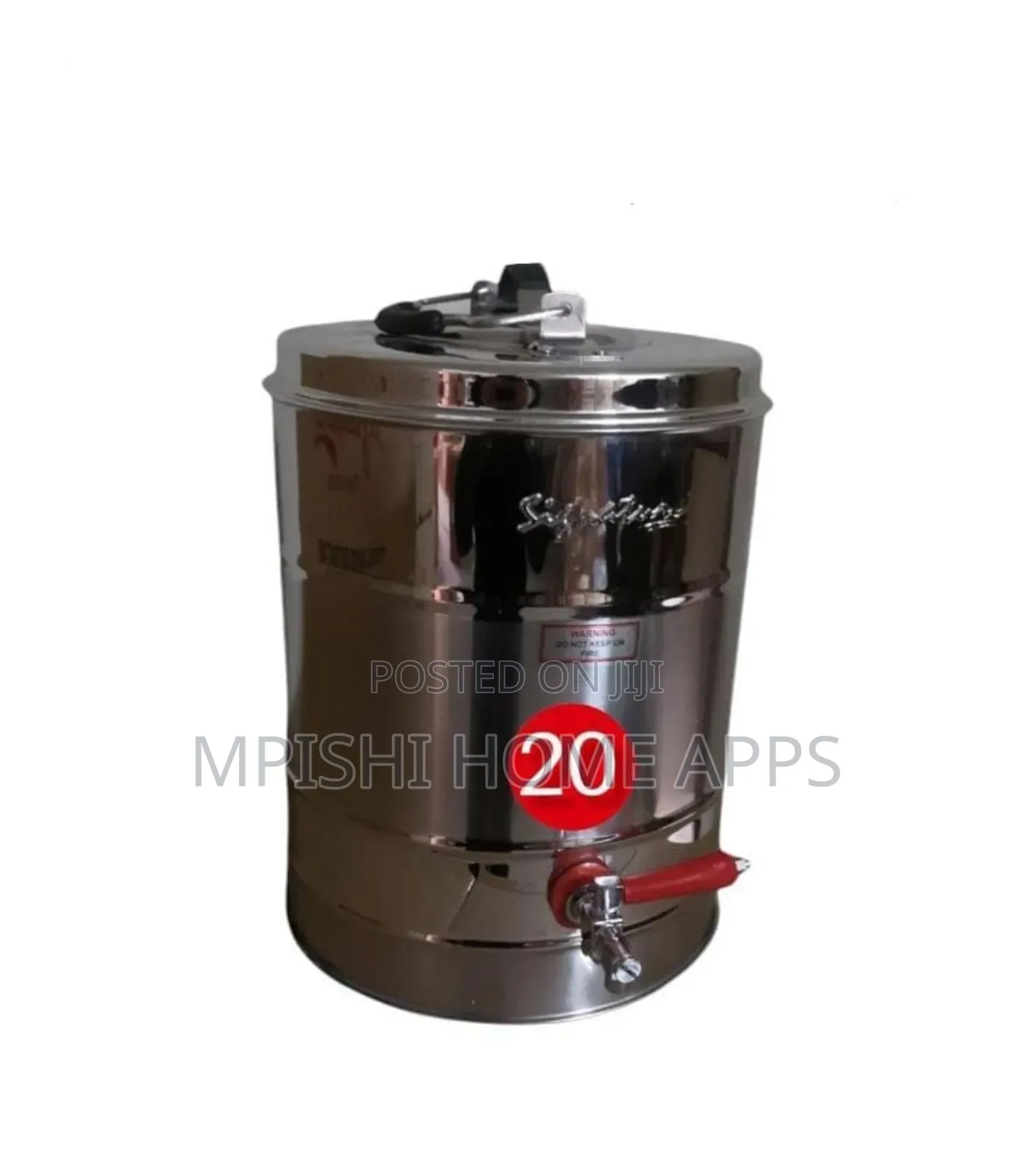 20ltrs Stainless Steel Insulated Tea Urn